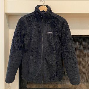 Columbia Women's Fuzzy Sherpa Fleece in Black